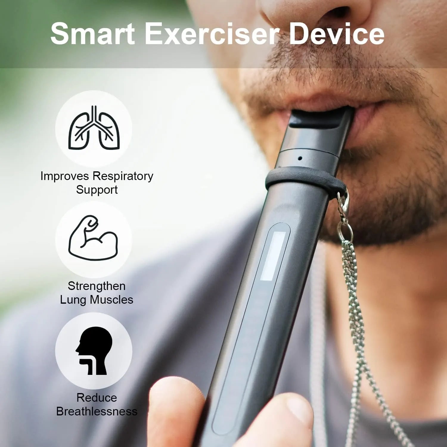 Smart Breathing Trainer Exercise Device