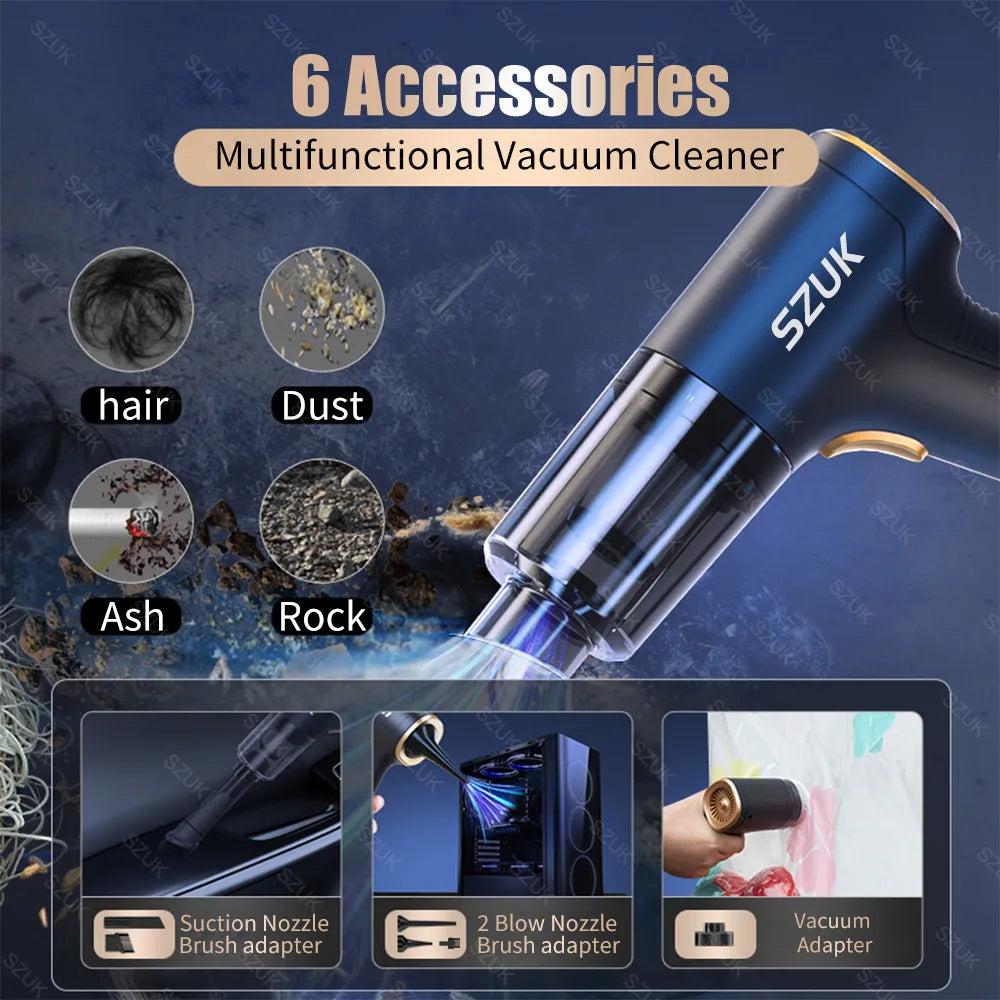 Mini Powerful Car Vacuum Cleaner