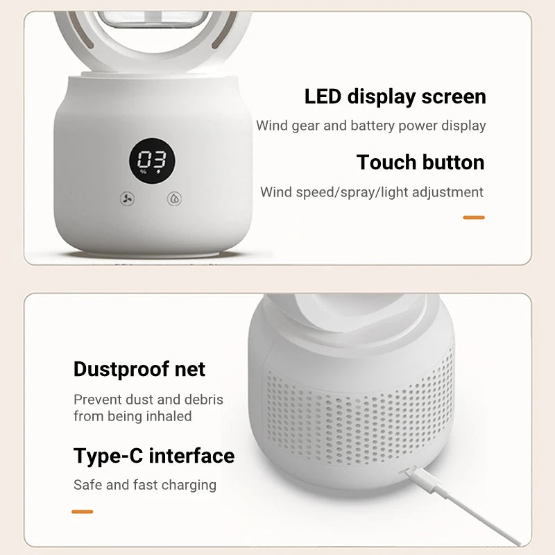 USB Rechargeable Mist Fan